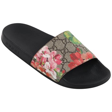 womens gucci slides gg blooms|gucci floral slides nordstrom.